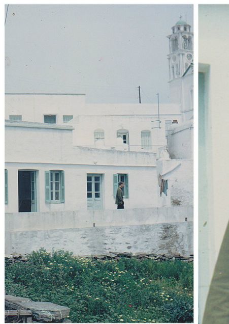 Huset jag hyrde på Sifnos, en herrelös hund, som blev min kompanjon...och från berget ovanför byn Damalas på Peloponnesien...